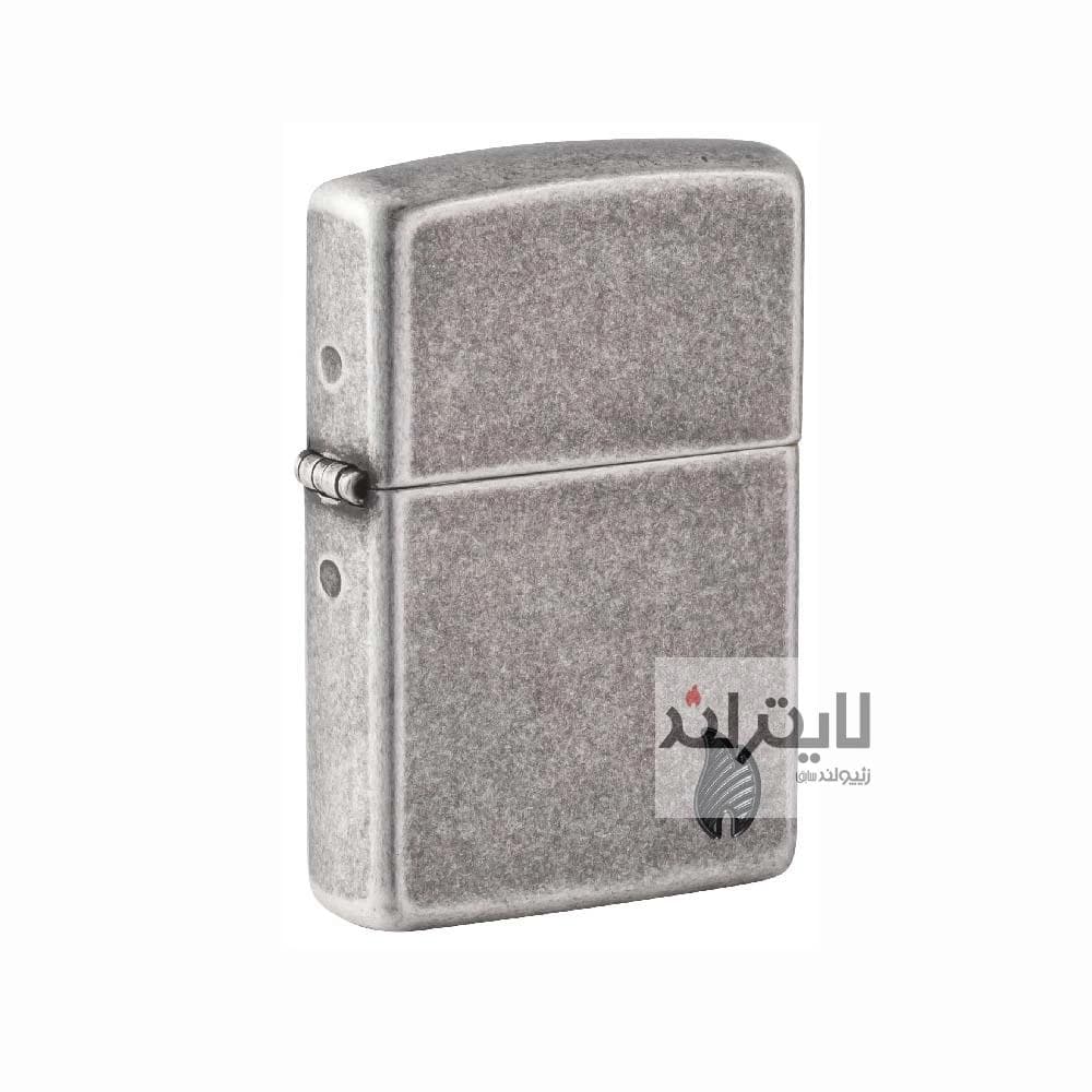 فندک زیپو مدل Armor® Antique Silver Flame Design کد 46399 — تصویر ۹
