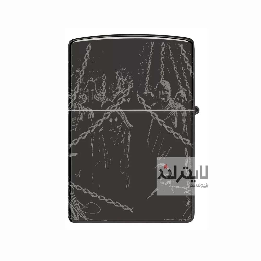 فندک زیپو مدل Skull King Design High Polish Black کد 46139 — تصویر ۱۰