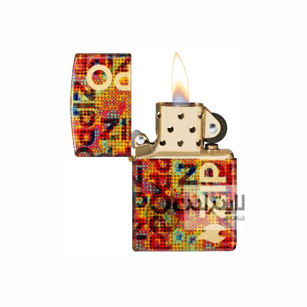 فندک زیپو مدل Pixel Fusion Design کد 46386 — تصویر ۲