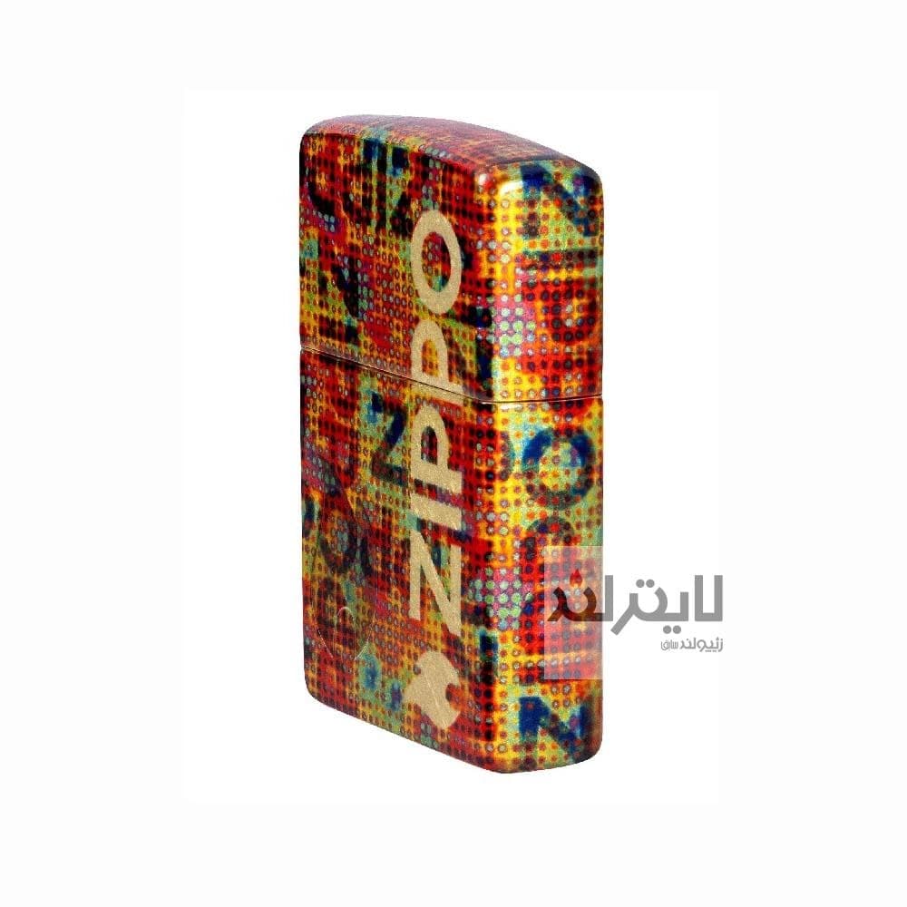 فندک زیپو مدل Pixel Fusion Design کد 46386 — تصویر ۵