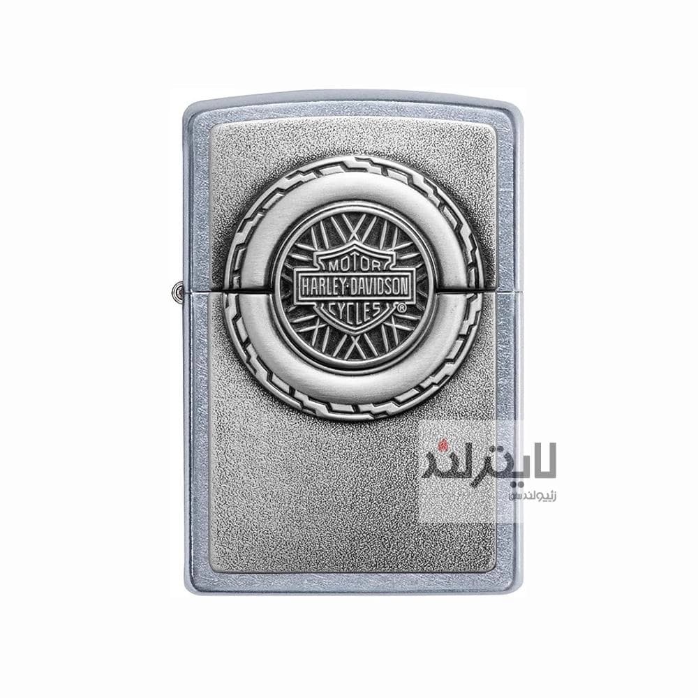 فندک زیپو مدل Harley Davidson Engine Surprise Emblem Street Chrome Lighter کد 49175 — تصویر ۵