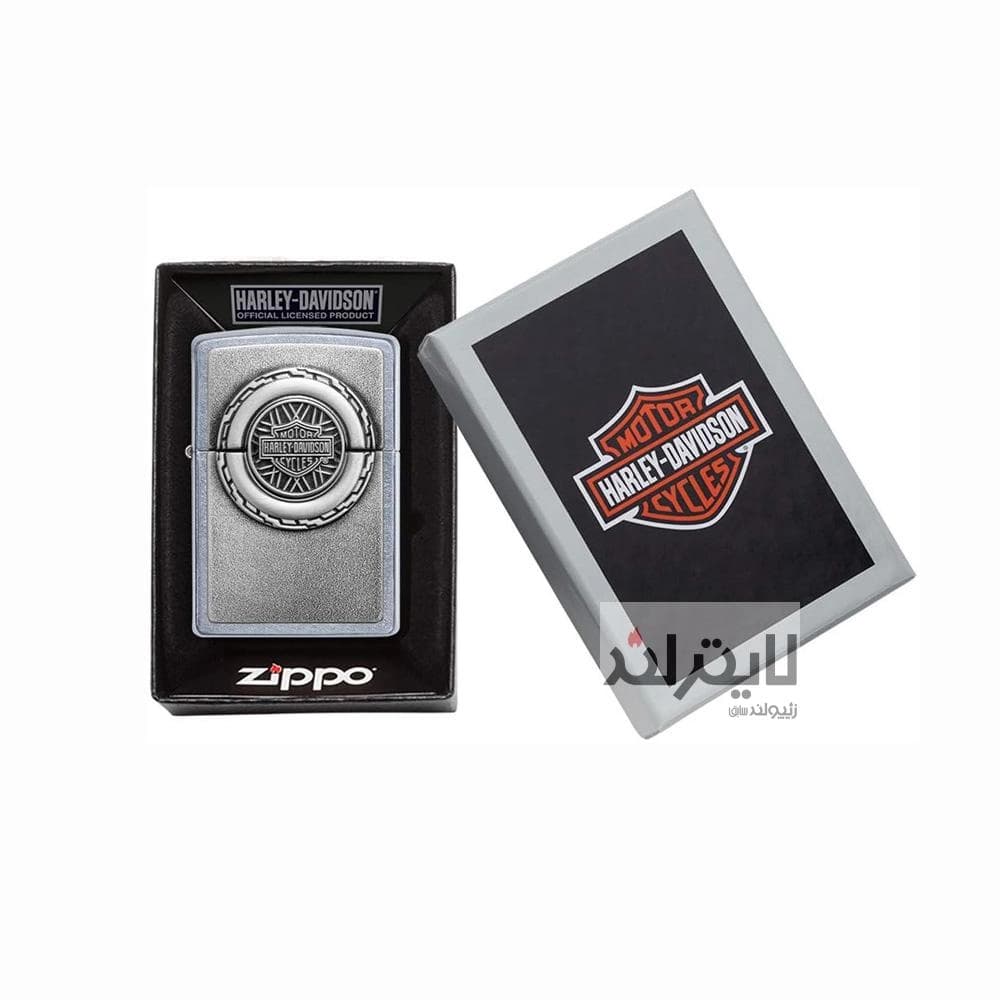 فندک زیپو مدل Harley Davidson Engine Surprise Emblem Street Chrome Lighter کد 49175 — تصویر ۴