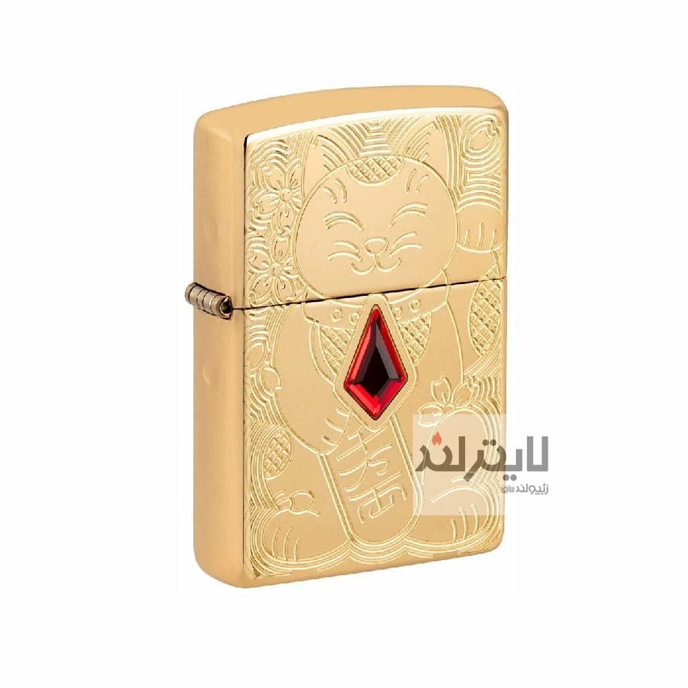 فندک زیپو مدل Armor® Lucky Cat Design کد 49802 — تصویر ۲