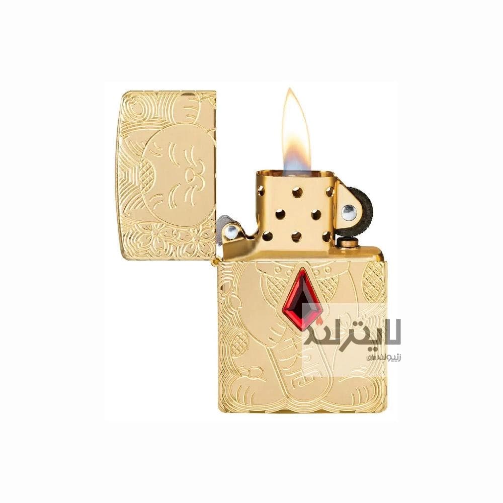 فندک زیپو مدل Armor® Lucky Cat Design کد 49802 — تصویر ۳