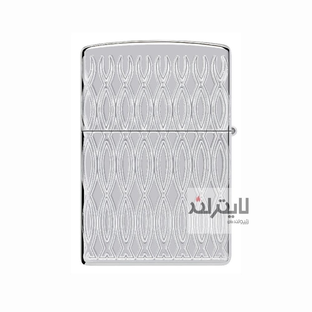 فندک زیپو مدل Flame Design High Polish کد 48838 — تصویر ۹