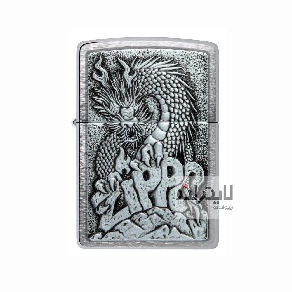 فندک زیپو مدل Dragon & Zippo Logo Design کد 48902 — تصویر ۵