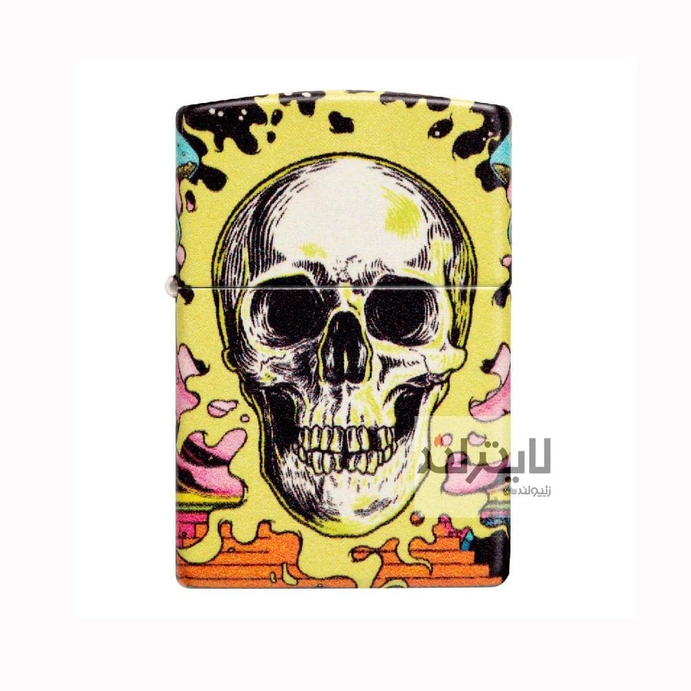 فندک زیپو skull Design کد 48640 — تصویر ۹