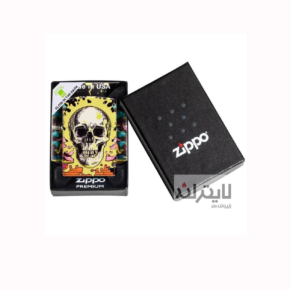فندک زیپو skull Design کد 48640 — تصویر ۷