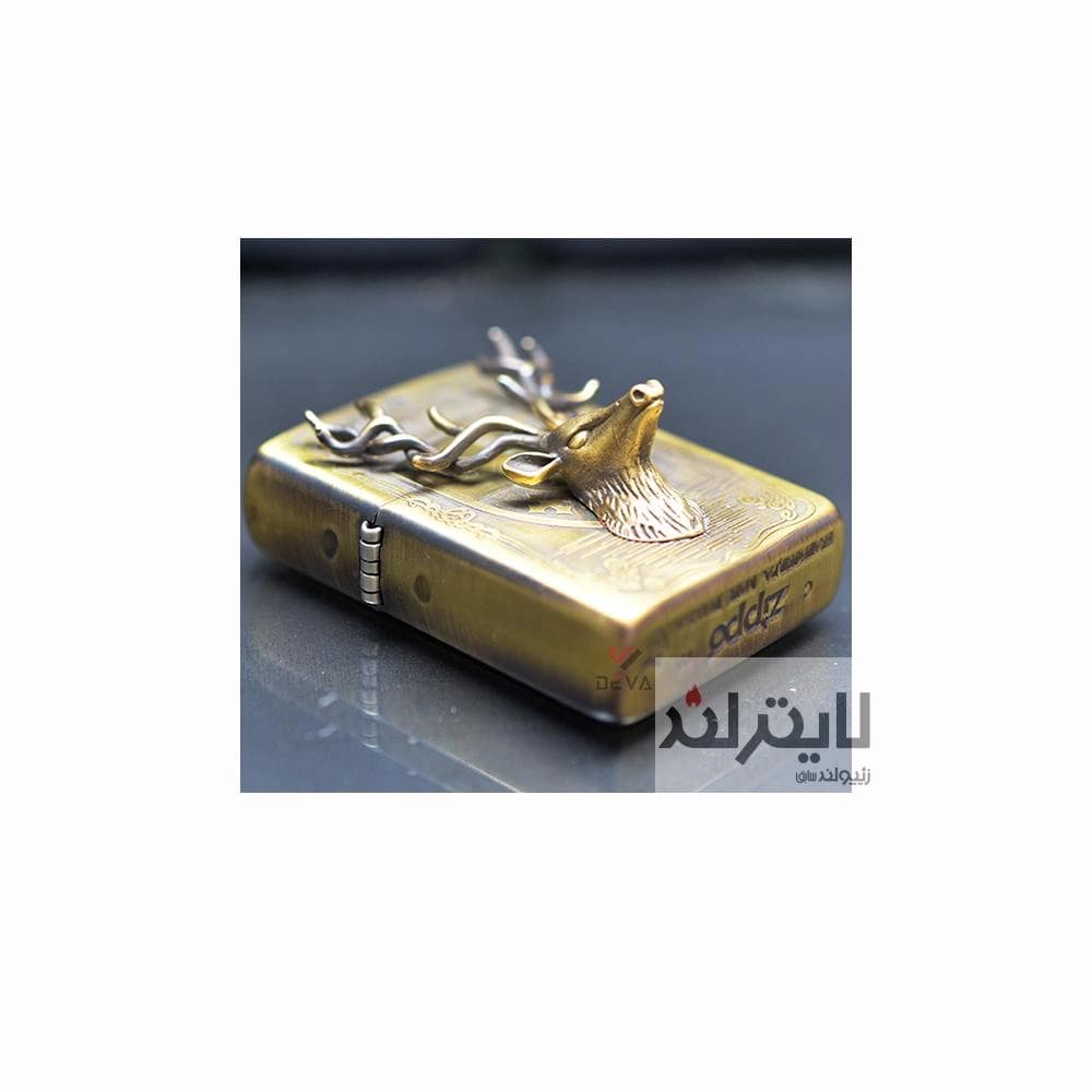 فندک زیپو مدل Embossed Deer Design Armor — تصویر ۷