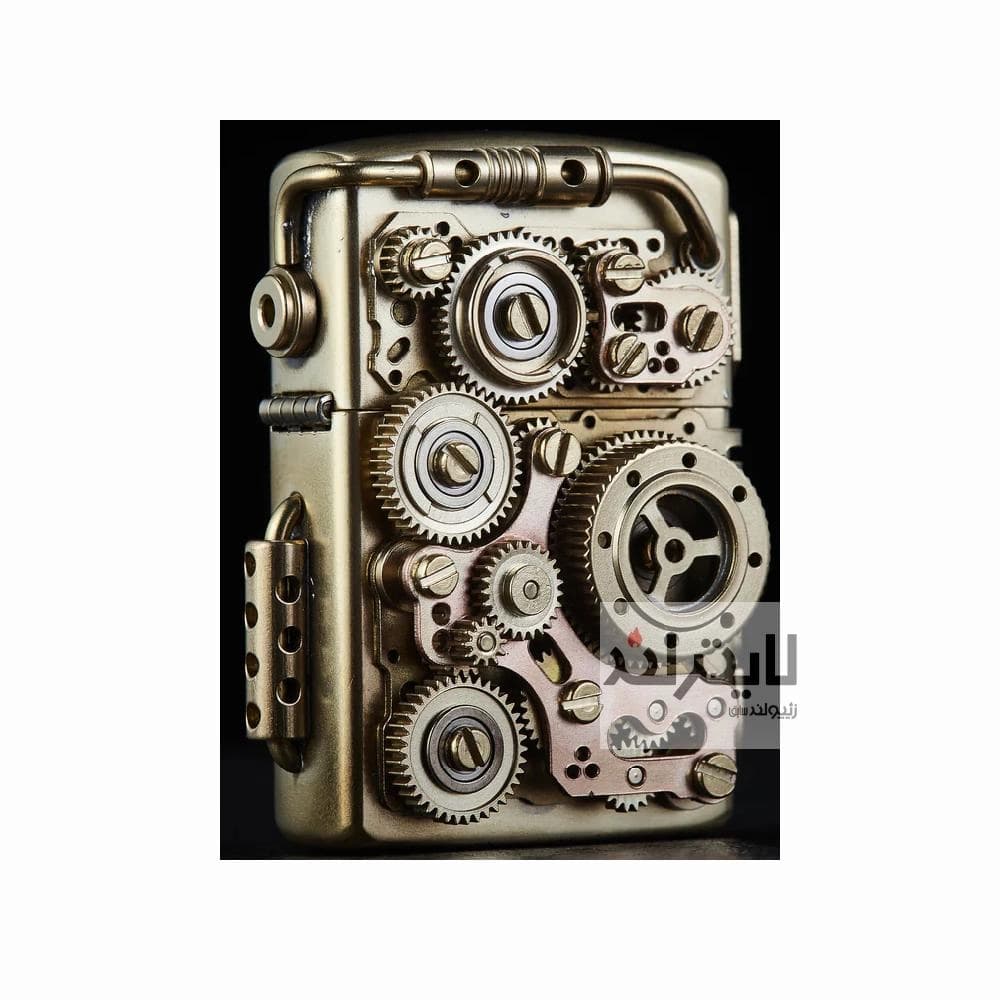 فندک زیپو مدل Time Line Steampunk Art Lighter — تصویر ۳