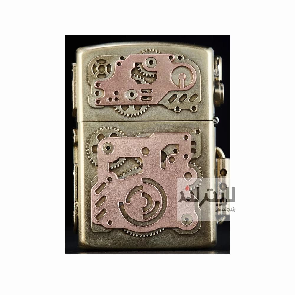 فندک زیپو مدل Time Line Steampunk Art Lighter — تصویر ۲