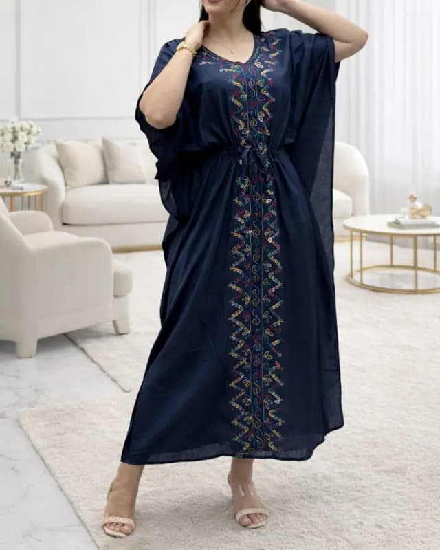 ساحلی پانچ گلدوزی هندی رونیس SH7402 — تصویر ۱۲