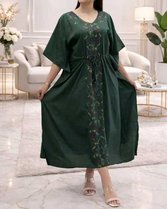 ساحلی پانچ گلدوزی هندی رونیس SH7402 — تصویر ۸