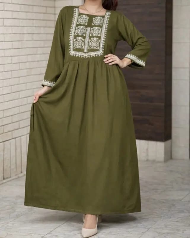 ساحلی نخی طرح نورا 7353
