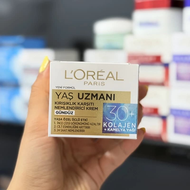 کرم ضد چروک لورال بالای ۳۰ سال YAS UZMANI حجم 50 میل — تصویر ۴
