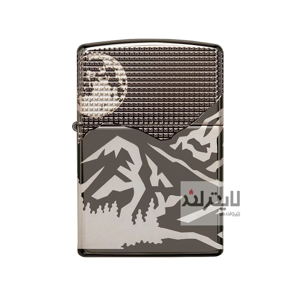 فندک زیپو مدل Armor Mountain Design Black Ice کد 49299 — تصویر ۹