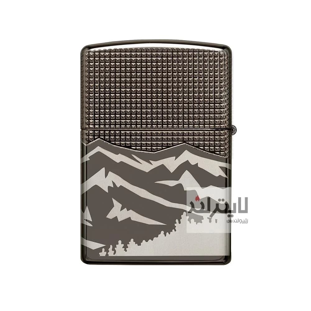 فندک زیپو مدل Armor Mountain Design Black Ice کد 49299 — تصویر ۱۰