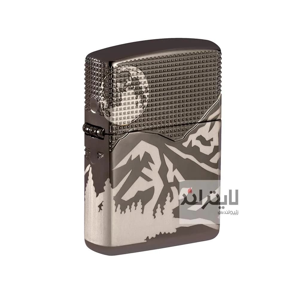 فندک زیپو مدل Armor Mountain Design Black Ice کد 49299 — تصویر ۱۲