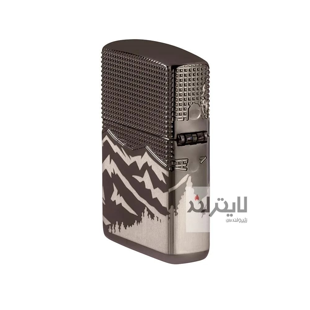 فندک زیپو مدل Armor Mountain Design Black Ice کد 49299 — تصویر ۷