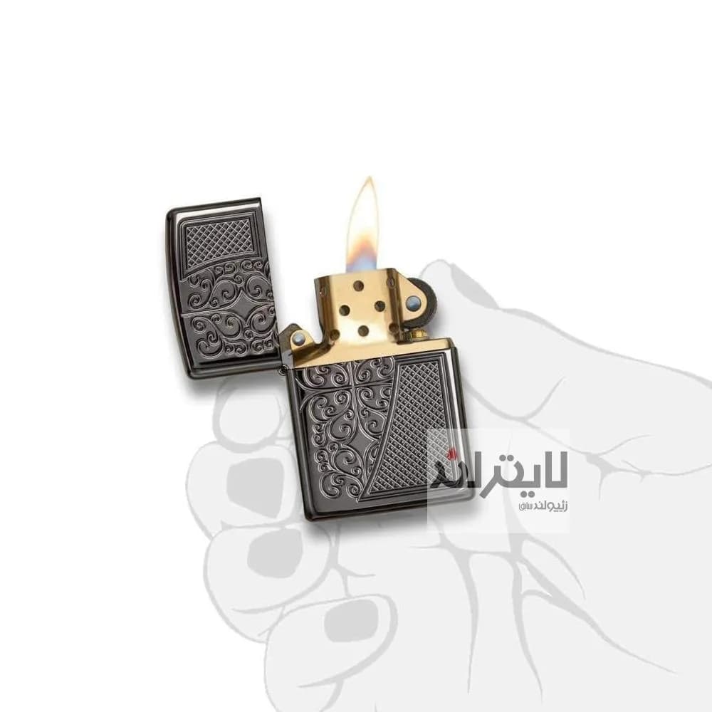 فندک زیپو مدل Old Royal Filigree کد 29498 — تصویر ۳