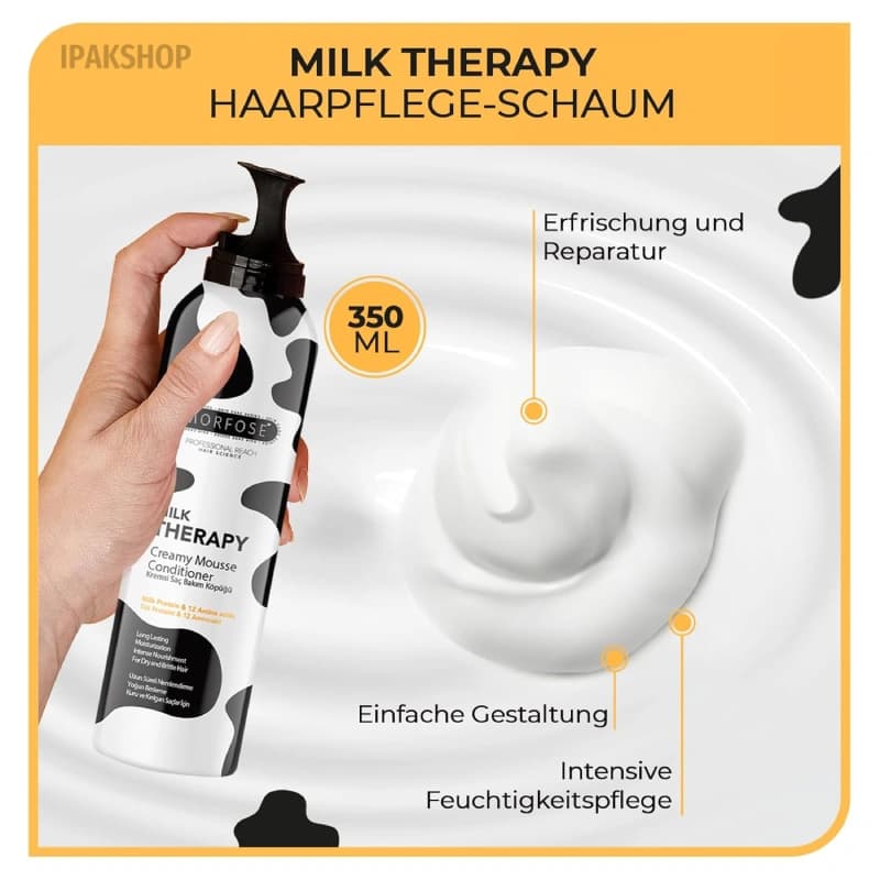 موس مو مورفوس مدل شیر (Milk Therapy) حجم 350 میل — تصویر ۲