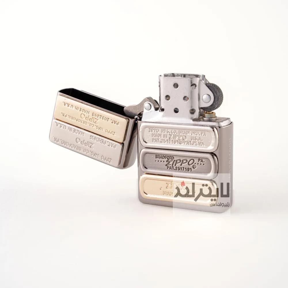 فندک زیپو مدل Bottom Stamp BK — تصویر ۳