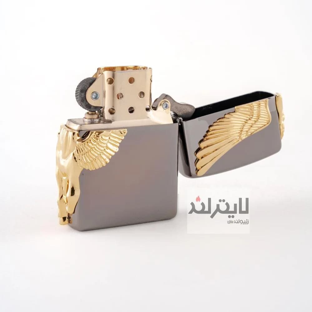 فندک زیپو مدل Pegasus (C) Gunmetal 11000 — تصویر ۸