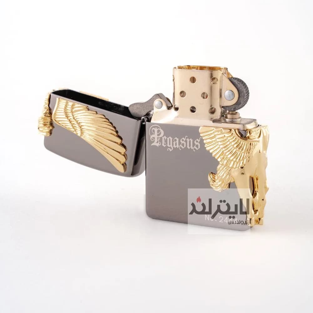 فندک زیپو مدل Pegasus (C) Gunmetal 11000 — تصویر ۸