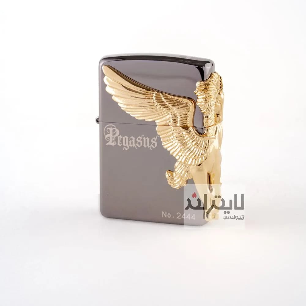فندک زیپو مدل Pegasus (C) Gunmetal 11000