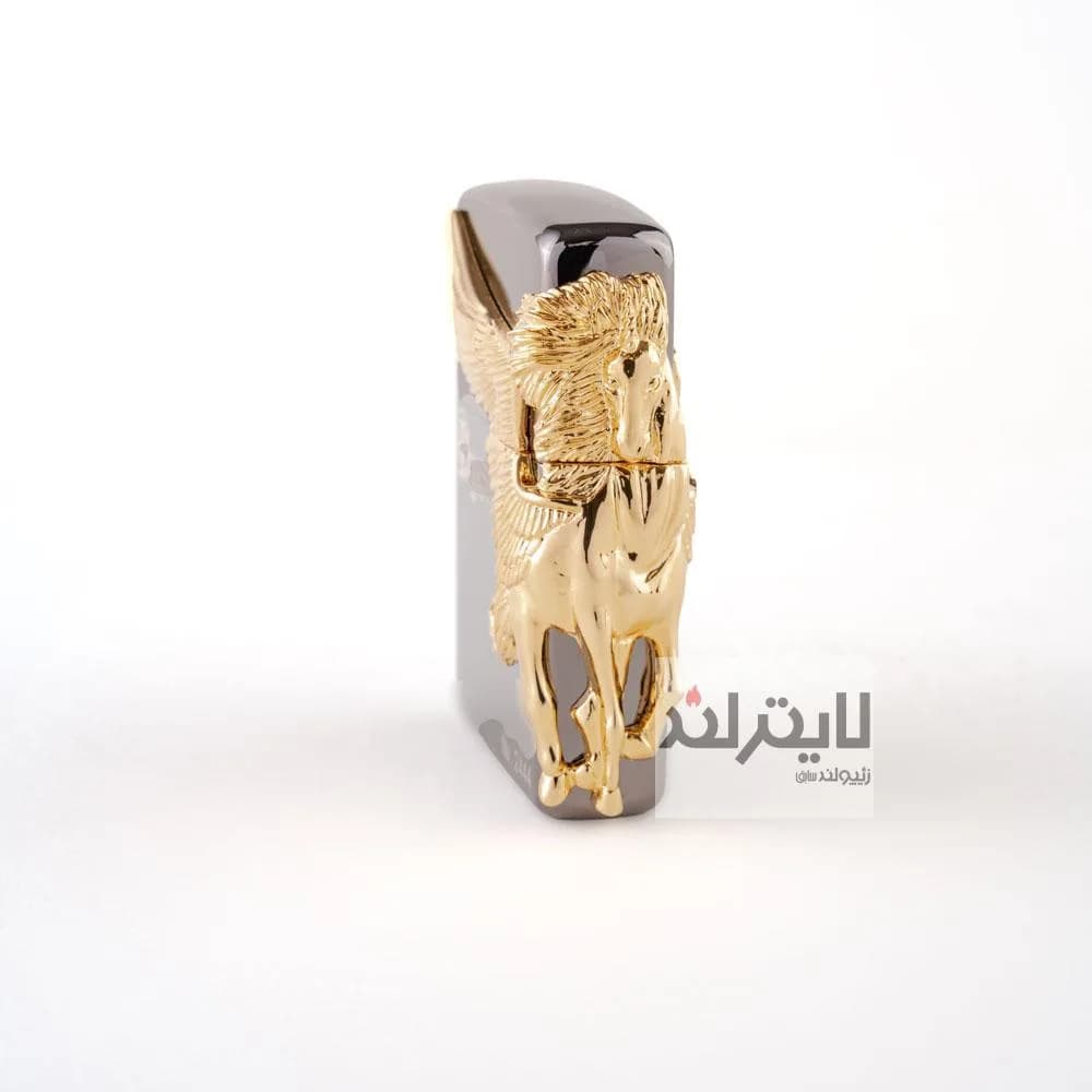 فندک زیپو مدل Pegasus (C) Gunmetal 11000 — تصویر ۵