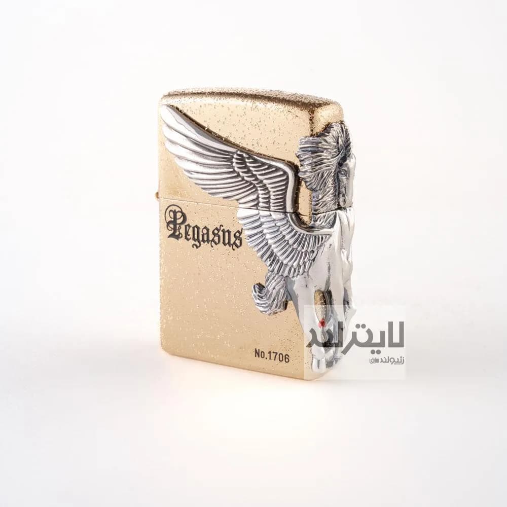 فندک زیپو مدل Pegasus (D) TC Gold 12000 — تصویر ۷