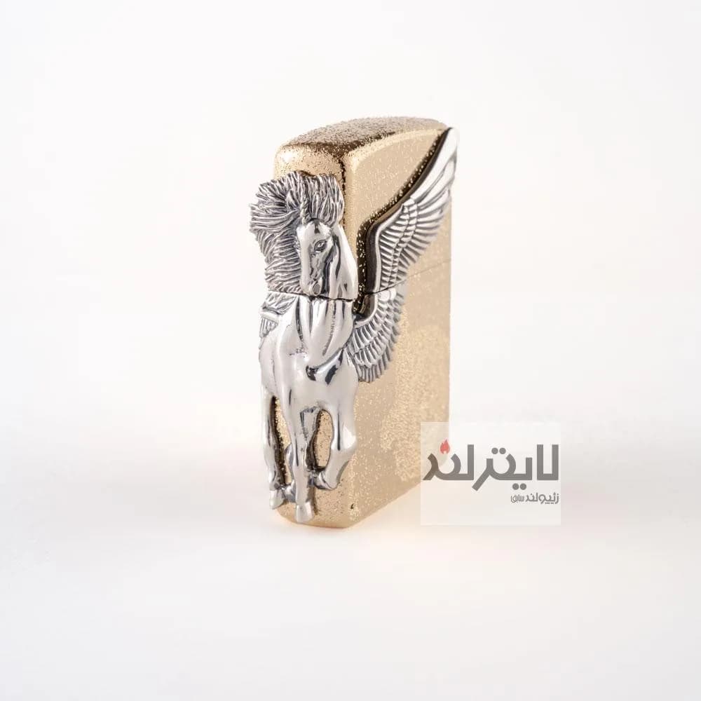 فندک زیپو مدل Pegasus (D) TC Gold 12000 — تصویر ۶