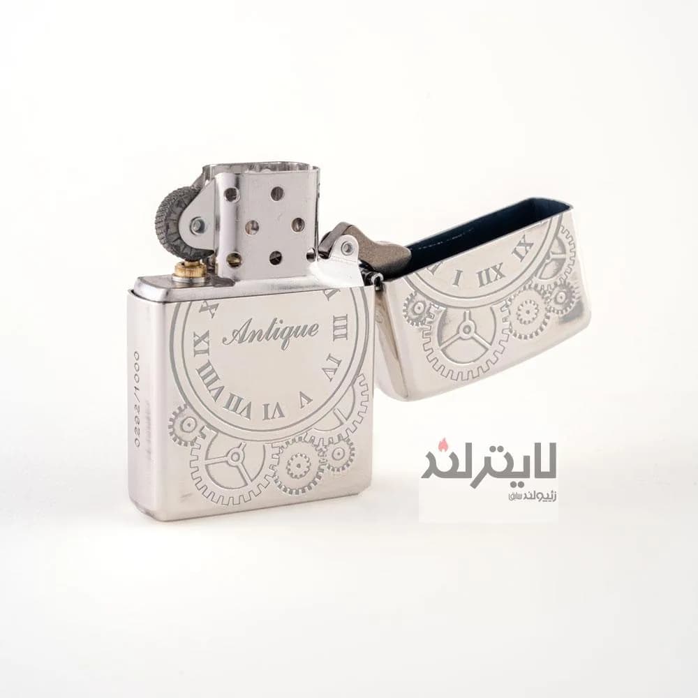 فندک زیپو مدلAntique Clock B 820 — تصویر ۴