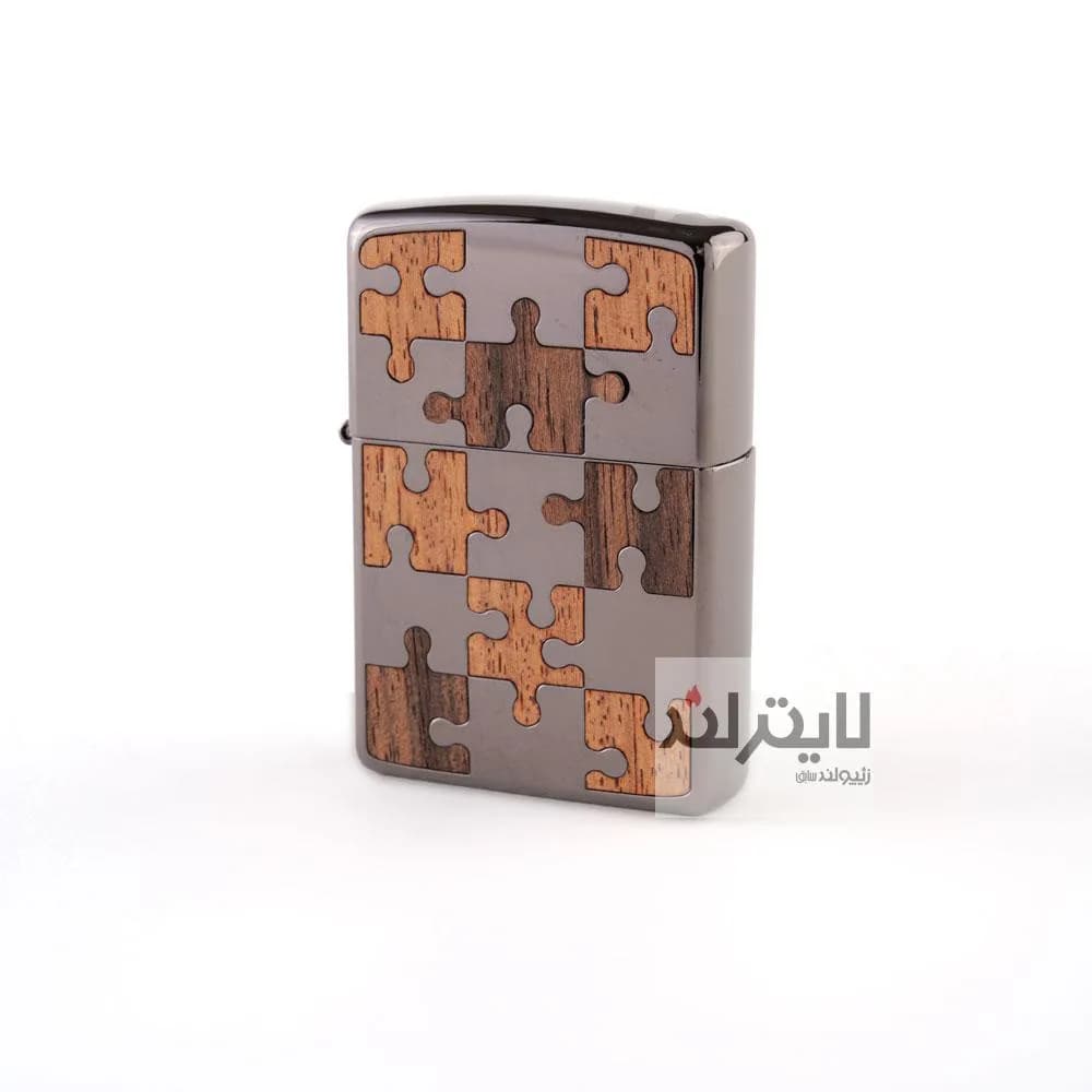 فندک زیپو مدل Wood Puzzle — تصویر ۵