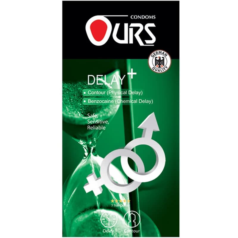 کاندوم کلاسیک اورز مدل دیلی پلاس بسته 12تایی Ours Delay Plus Condom 6990 — تصویر ۲