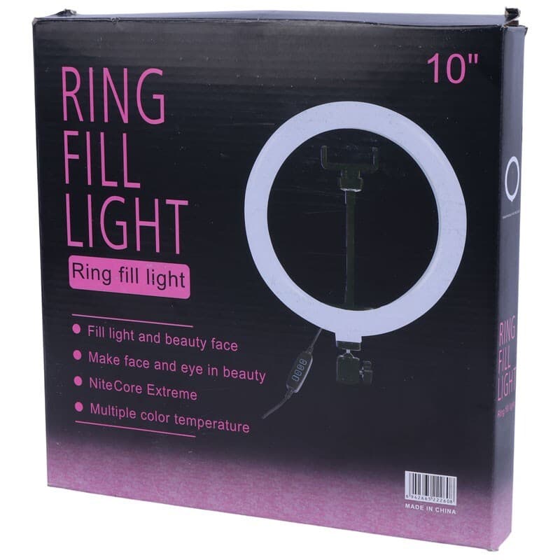 رینگ لایت پایه دار 10 اینچ QX-260 ریموت دار — تصویر ۱۰