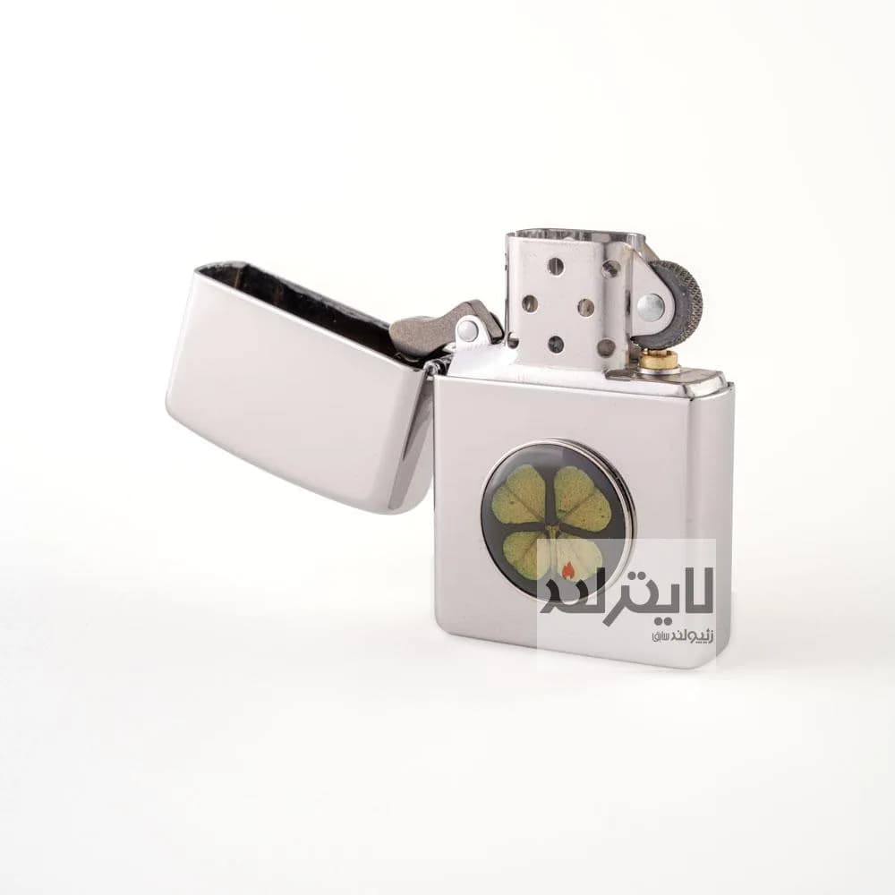 فندک زیپو مدل BLK CLVR Emblem کد 24667 — تصویر ۲