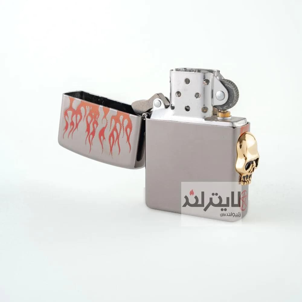 فندک زیپو مدل Hell Gate Skull 2461-red — تصویر ۸