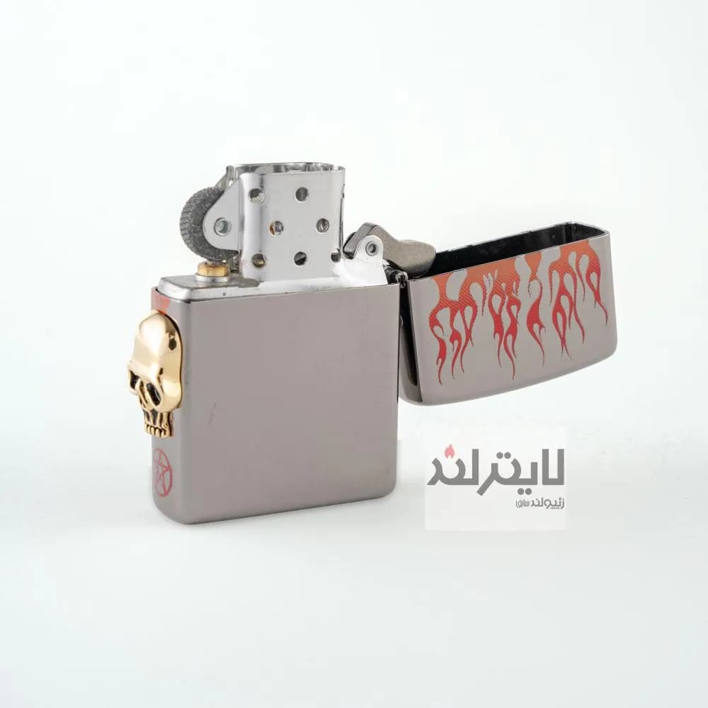 فندک زیپو مدل Hell Gate Skull 2461-red — تصویر ۴