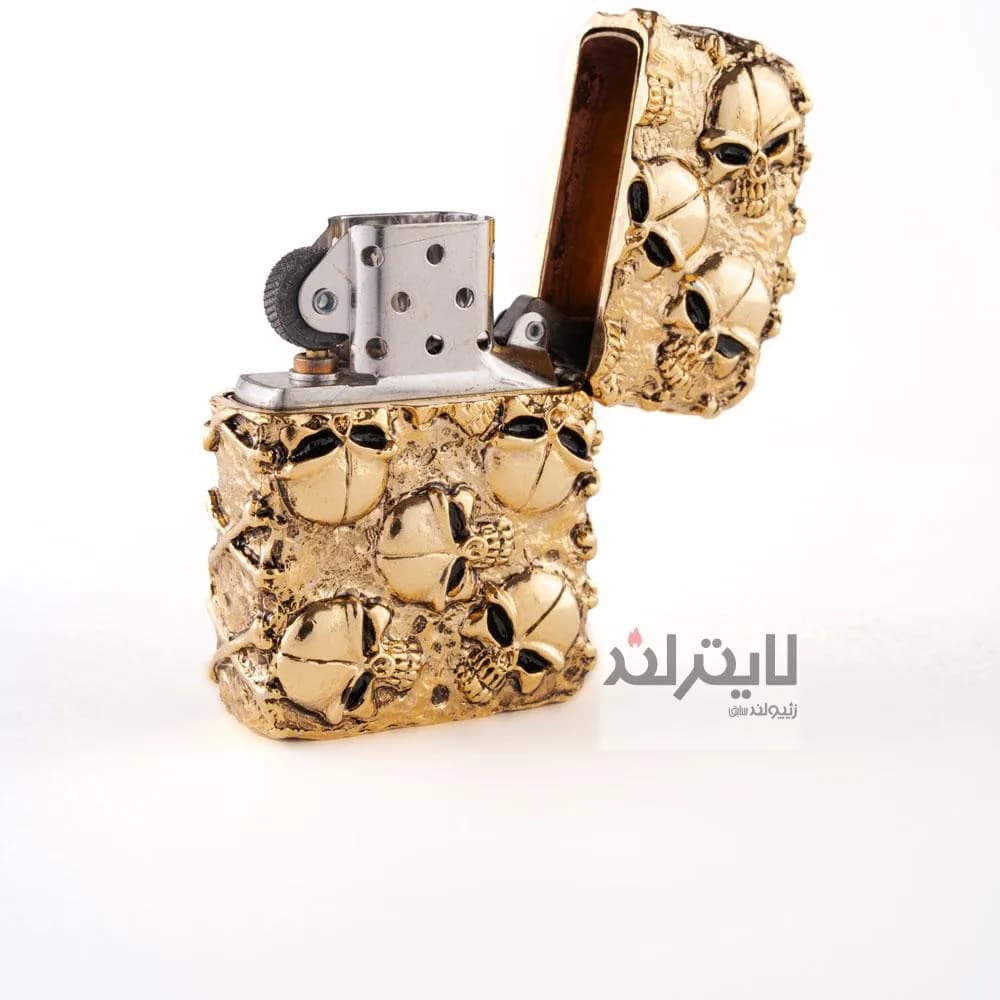 فندک زیپو مدل Metal Jacket Skull GIII 1200 — تصویر ۹