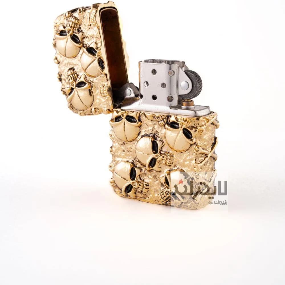فندک زیپو مدل Metal Jacket Skull GIII 1200 — تصویر ۳