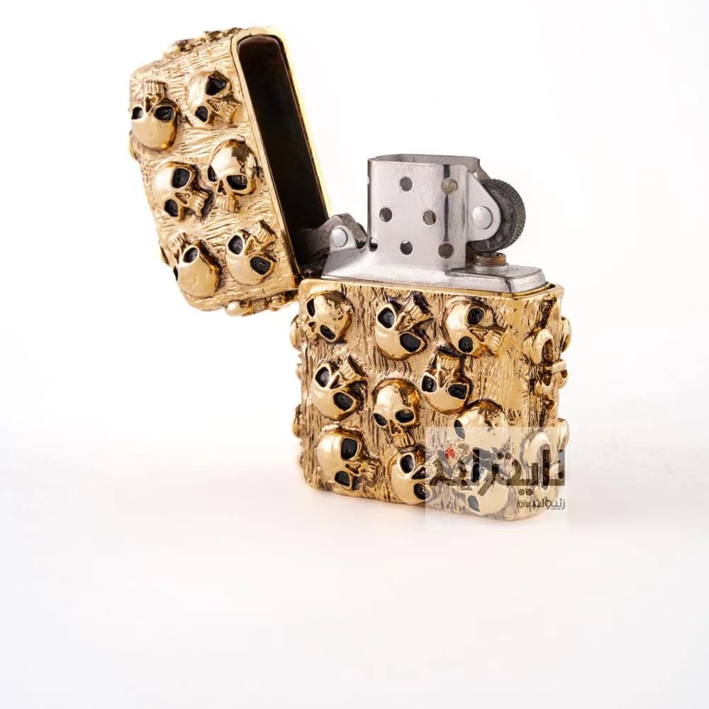 فندک زیپو مدل Metal Jacket Skull GII 1200 — تصویر ۳