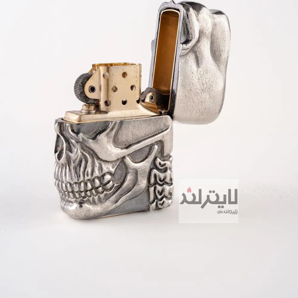فندک زیپو مدل Silver Jacket Skull TR-BSF 1200 — تصویر ۱۰