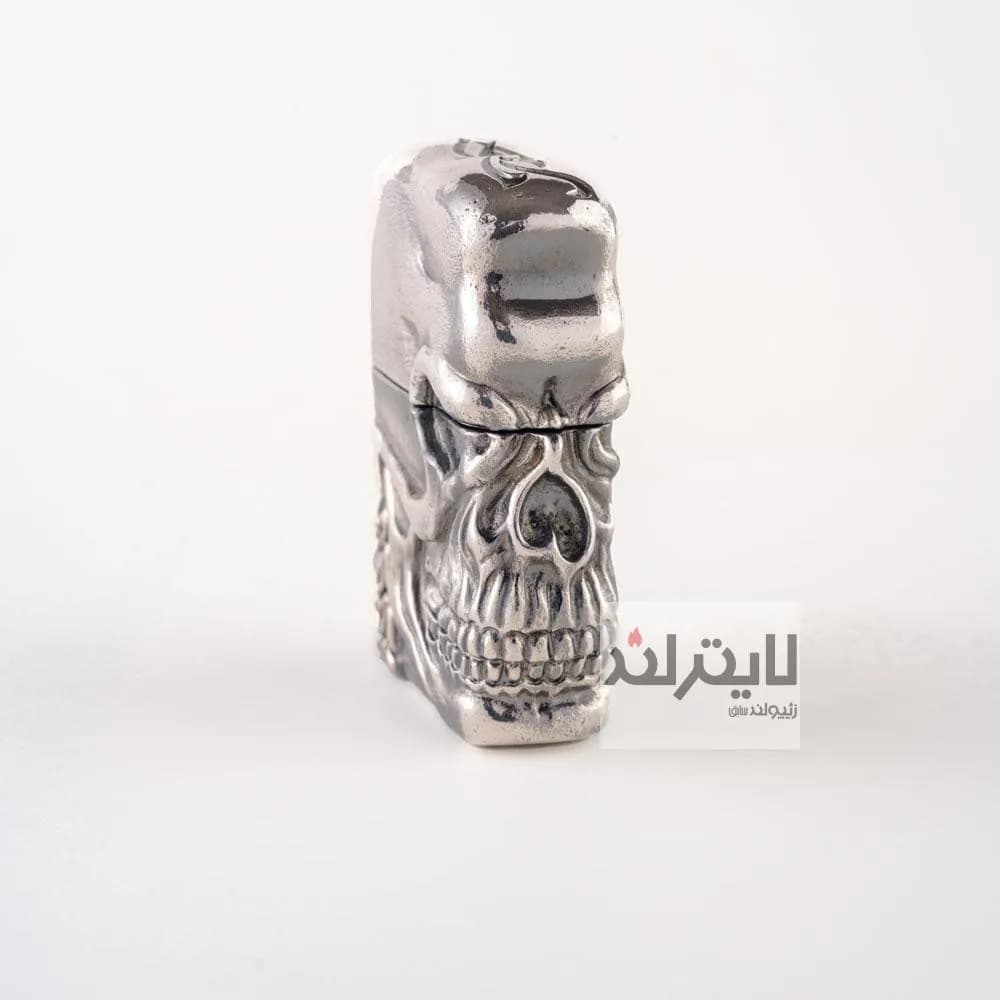 فندک زیپو مدل Silver Jacket Skull TR-BSF 1200 — تصویر ۶