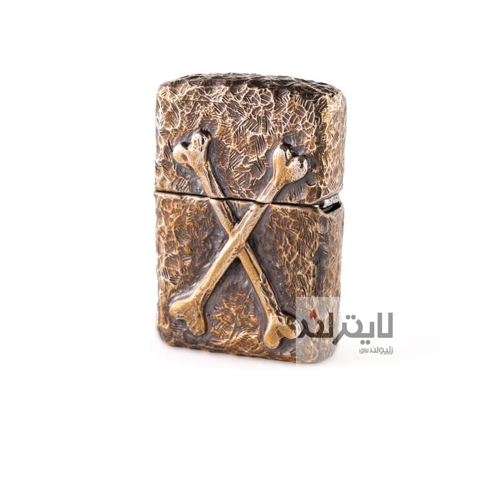 فندک زیپو مدل Metal Jacket Skull — تصویر ۲