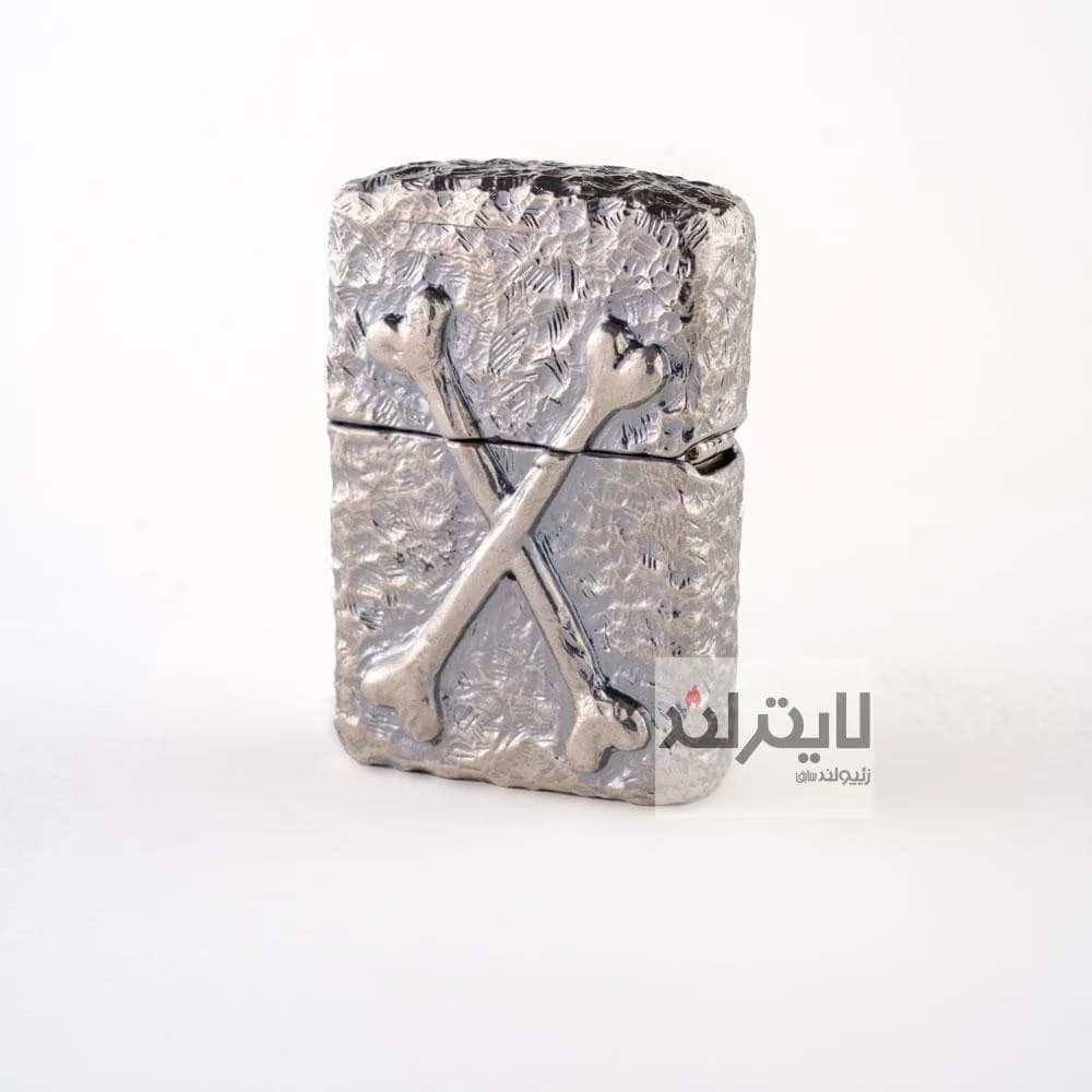 فندک زیپو مدل Silver Jacket Skull — تصویر ۶