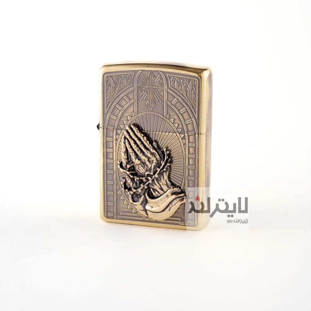 فندک زیپو مدل Praying Hands BS