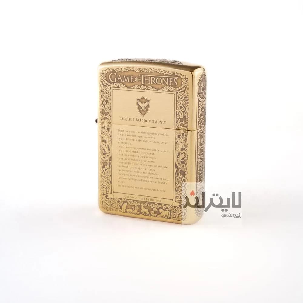فندک زیپو مدل Game Of Thrones کد CT084