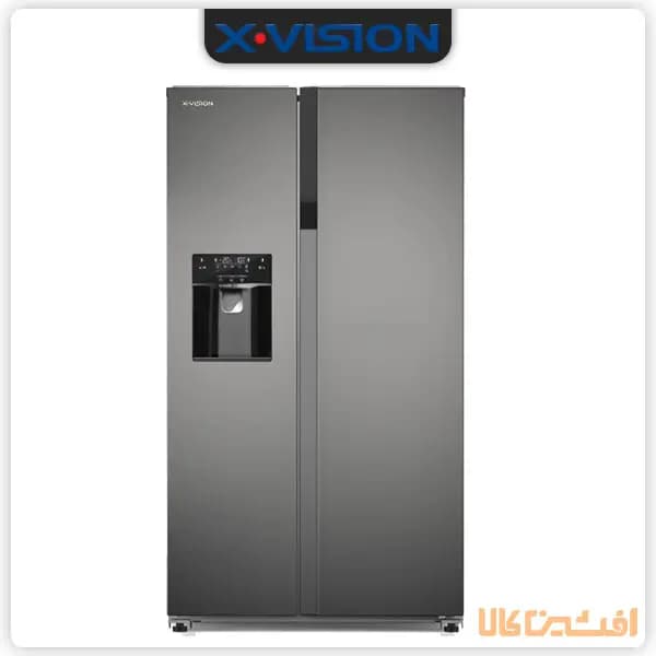 یخچال‌ فریزر سایدبای‌ساید اتوماتیک ایکس‌ویژن مدل HS600 — تصویر ۳