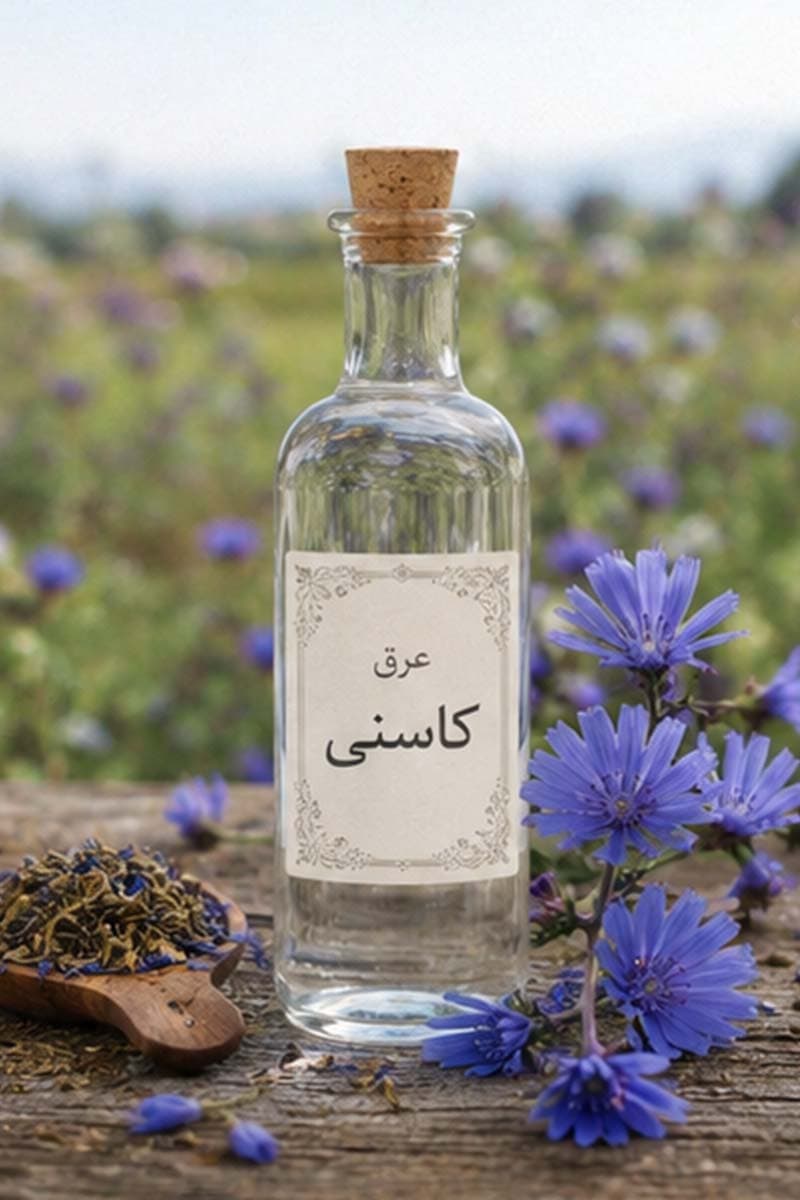 عرق کاسنی طبیعی 1 لیتری
